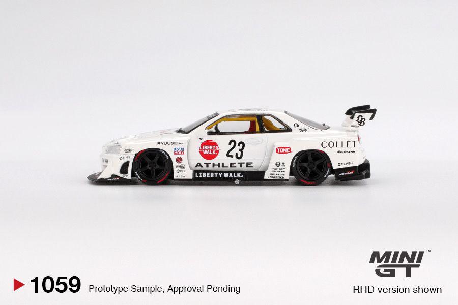 * PRE ORDER * MINI GT #1059 1/64 Nissan LB-ER34 Super Silhouette ATHLETE/COLLECT (RHD) * BLISTER PACK *