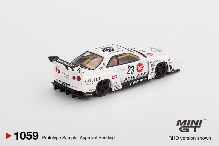 * PRE ORDER * MINI GT #1059 1/64 Nissan LB-ER34 Super Silhouette ATHLETE/COLLECT (RHD)