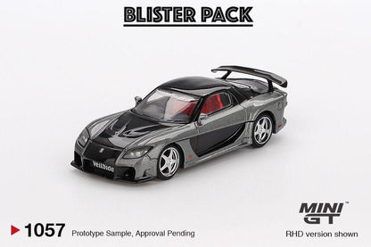 * PRE ORDER * MINI GT #1057 1/64 Mazda RX-7 VeilSide Fortune Grey (RHD) * BLISTER PACK *