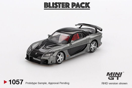 * PRE ORDER * MINI GT #1057 1/64 Mazda RX-7 VeilSide Fortune Grey (RHD) * BLISTER PACK *