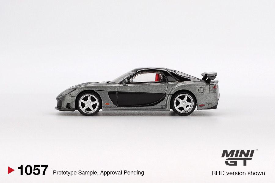* PRE ORDER * MINI GT #1057 1/64 Mazda RX-7 VeilSide Fortune Grey (RHD)