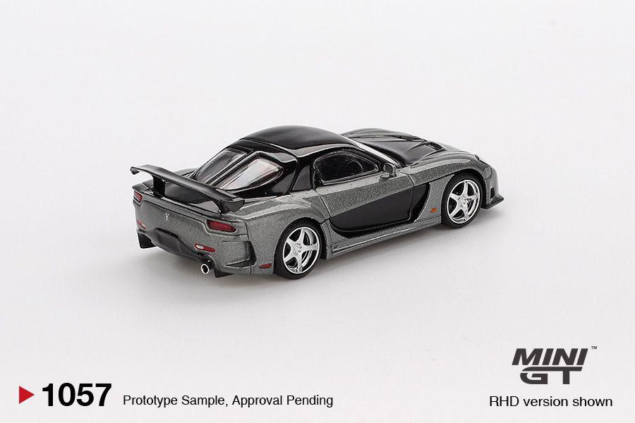 * PRE ORDER * MINI GT #1057 1/64 Mazda RX-7 VeilSide Fortune Grey (RHD)