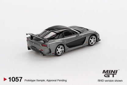 * PRE ORDER * MINI GT #1057 1/64 Mazda RX-7 VeilSide Fortune Grey (RHD)