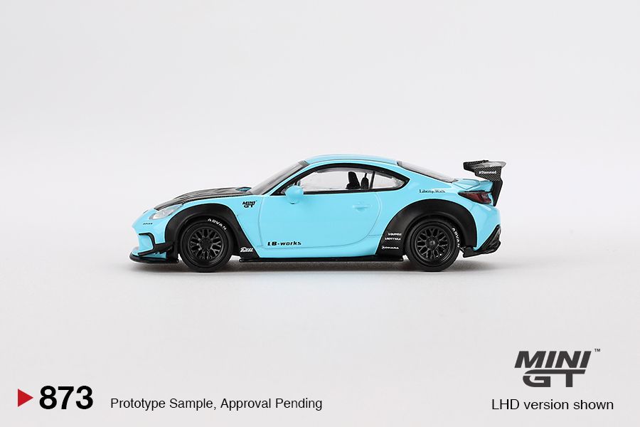 MINI GT #873 1/64 Toyota GR86 LB★Nation Baby Blue (RHD)