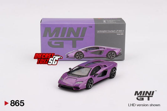 MINI GT #865 1/64 Lamborghini Countach LPI 800-4 Viola 30th (LHD)