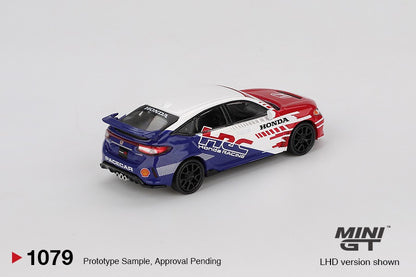 * PRE ORDER * MINI GT #1079 1/64 Honda Civic TYPE R 2024 Pace Car HRC ( LHD )