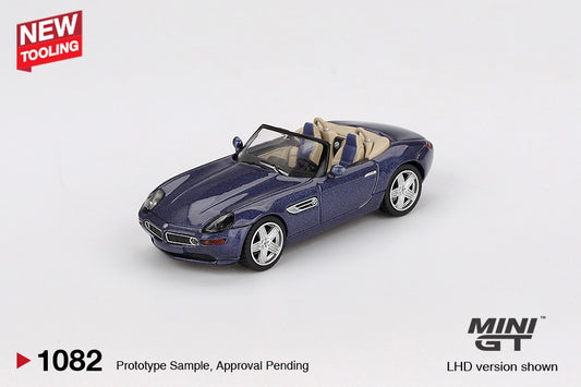 * PRE ORDER * MINI GT #1082 1/64 BMW Z8 Alpina Alpine Blue ( LHD )