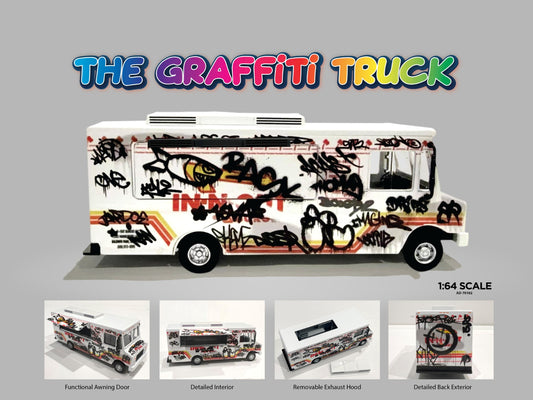 * PRE ORDER * AMERICAN DIORAMA 1/64 Food Truck series – Graffiti Style