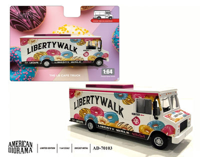 * PRE ORDER * AMERICAN DIORAMA 1/64 Food Truck series – LB Cafe