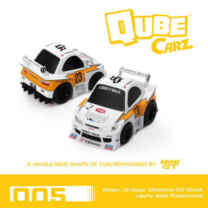 * PRE ORDER * MINI GT QubeCarz Nissan Set ( Chance for Chase ) QZ00101-601 BL ( 6 Cars )