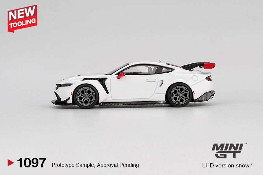 * PRE ORDER * MINI GT #1097 1/64 Ford Mustang GTD Spirit of America (LHD) - BLISTER PACK