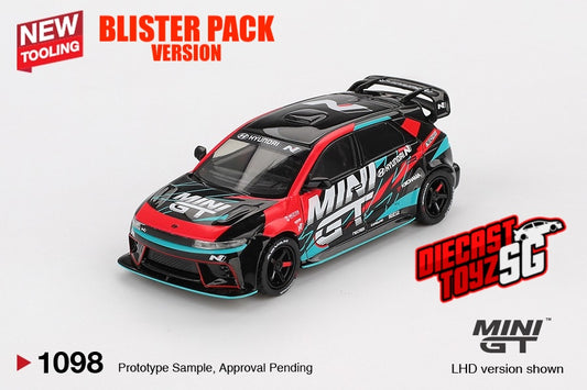 * PRE ORDER * MINI GT #1098 1/64 Hyundai Ioniq 5N MINI GT RS-01T 2025 Tokyo Auto Salon (LHD) - BLISTER PACK