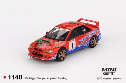 * PRE ORDER * MINI GT #1140 1/64 Subaru Impreza WRC97 #1 1999 DRM Champion (LHD) - BLISTER PACK