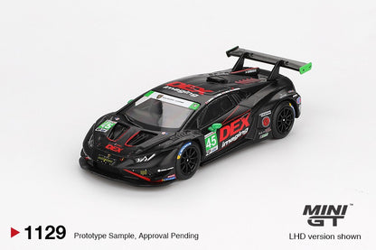 * PRE ORDER * MINI GT #1139 1/64 Lamborghini Huracán GT3 EVO2 #45 No.45 DEX Imaging 2024 IMSA Daytona 24 Hrs (LHD) - BLISTER PACK