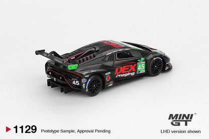 * PRE ORDER * MINI GT #1139 1/64 Lamborghini Huracán GT3 EVO2 #45 No.45 DEX Imaging 2024 IMSA Daytona 24 Hrs (LHD) - BLISTER PACK