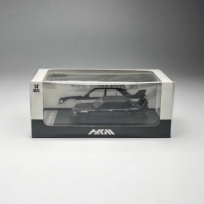HKM 1/64 Black 190E W201 2.5-16 Evo II Sedan Sports