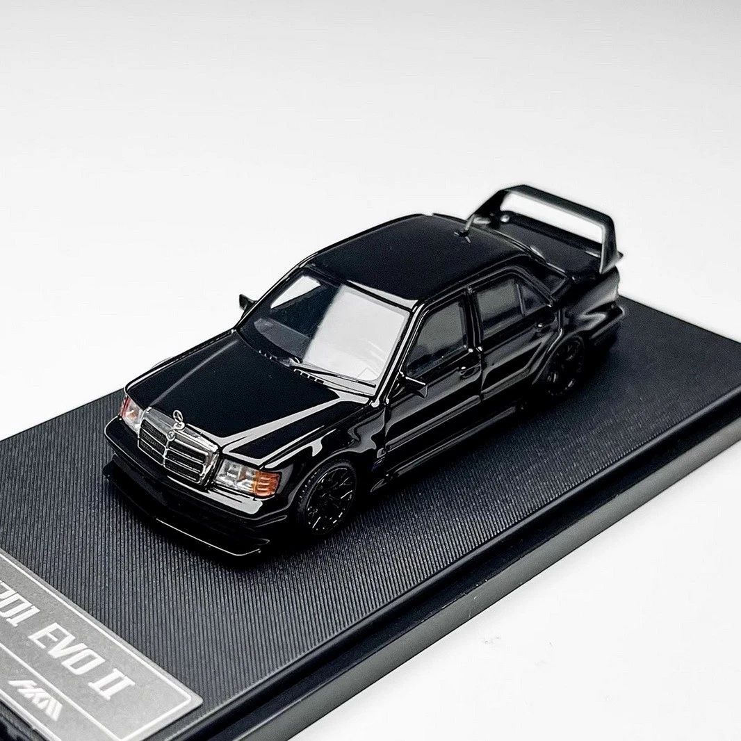 HKM 1/64 Black 190E W201 2.5-16 Evo II Sedan Sports
