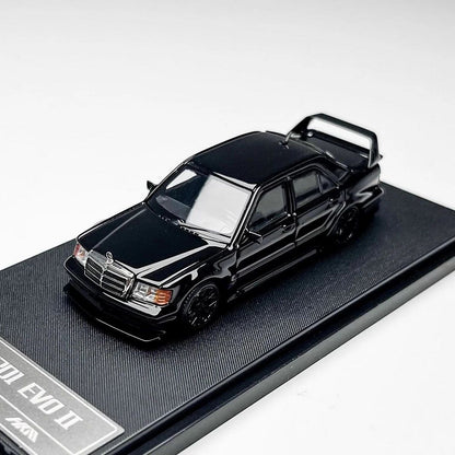 HKM 1/64 Black 190E W201 2.5-16 Evo II Sedan Sports