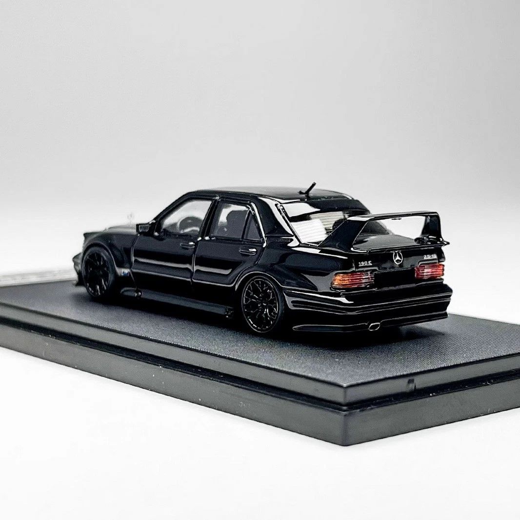 HKM 1/64 Black 190E W201 2.5-16 Evo II Sedan Sports