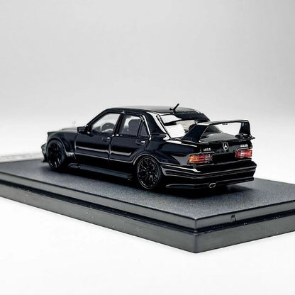 HKM 1/64 Black 190E W201 2.5-16 Evo II Sedan Sports