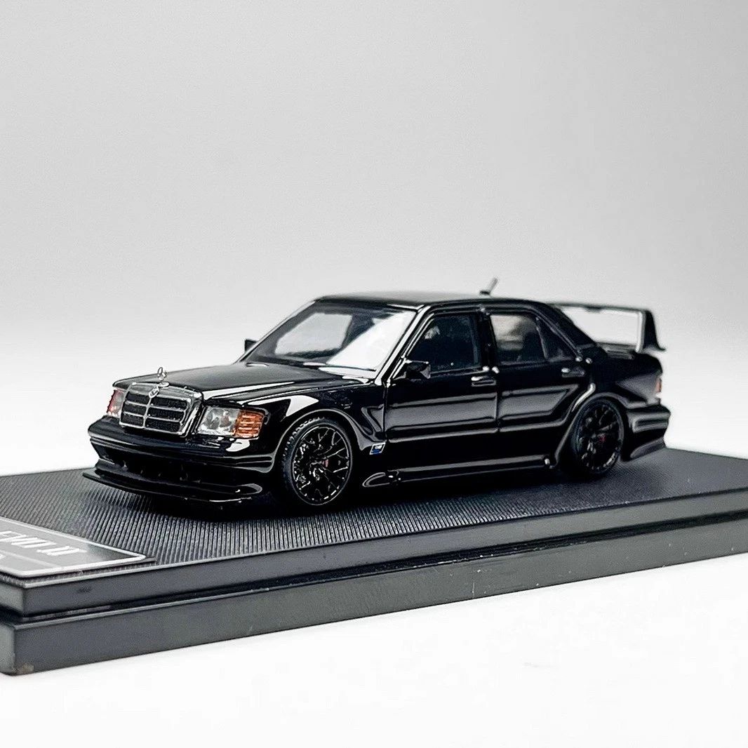 HKM 1/64 Black 190E W201 2.5-16 Evo II Sedan Sports