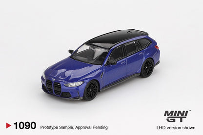 * PRE ORDER * MINI GT #1190 1/64 BMW M3 Competition Touring Portimao Blue Metallic (RHD)