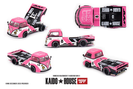 * PRE ORDER * [ Kaido House x MINI GT ] 1/64 VOLKSWAGEN T1 KAIDO RAD VAN V1 KHMG245