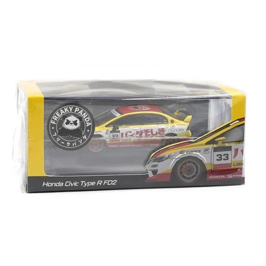 GCD 1/64 Honda Civic Type R FD2 FREAKY Panda Livery | The Diecast Expo 2025