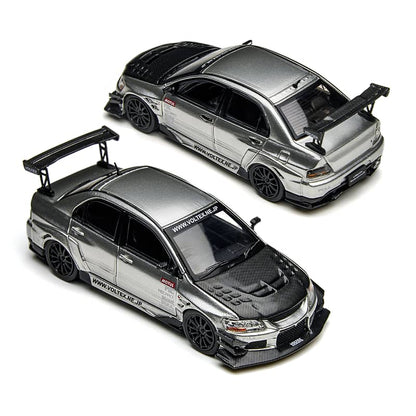 Time Micro 1/64 EVO 9 LANCER EVOLUTION IX TM800213 Silver