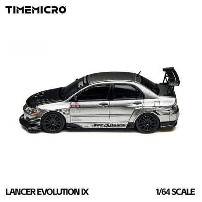 Time Micro 1/64 EVO 9 LANCER EVOLUTION IX TM800213 Silver