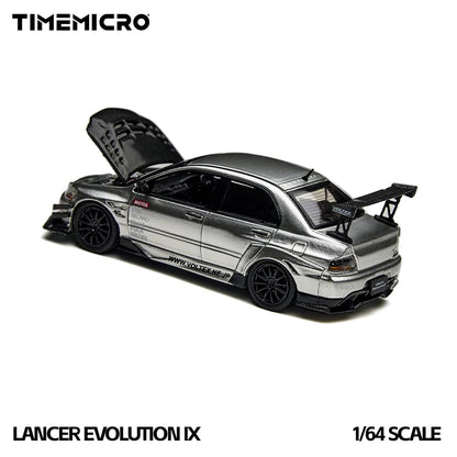 Time Micro 1/64 EVO 9 LANCER EVOLUTION IX TM800213 Silver