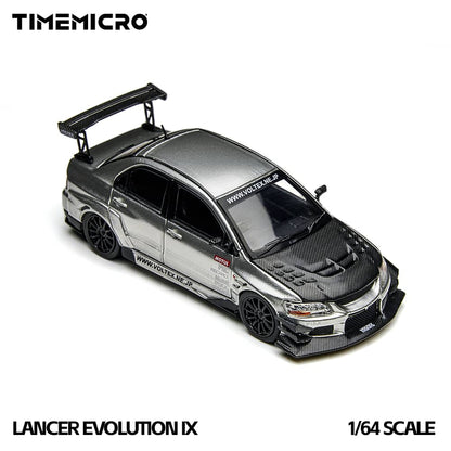 Time Micro 1/64 EVO 9 LANCER EVOLUTION IX TM800213 Silver