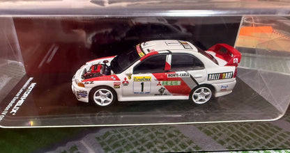 MOTORHELIX 1/64 MITSUBISHI LANCER EVOLUTION IV GSR MONTE CARLO LIVERY M64010