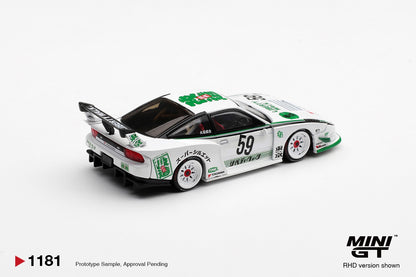 * PRE ORDER * MINI GT #1181 1/64 Nissan LB-Super Silhouette 180SX  White (RHD)