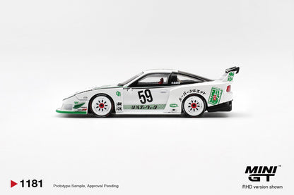 * PRE ORDER * MINI GT #1181 1/64 Nissan LB-Super Silhouette 180SX  White (RHD)