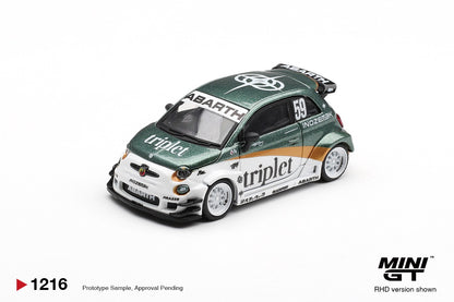 * PRE ORDER * MINI GT #1216 1/64 Abarth 595 LB-WORKS  TY Edition (RHD)