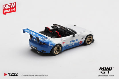* PRE ORDER * MINI GT #1222 1/64 Mazda Miata MX-5 (ND) Pandem IMSA (RHD)