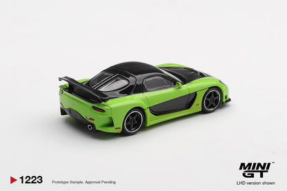 * PRE ORDER * MINI GT #1223 1/64 Mazda RX-7 VeilSide Fortune7 Green (RHD)