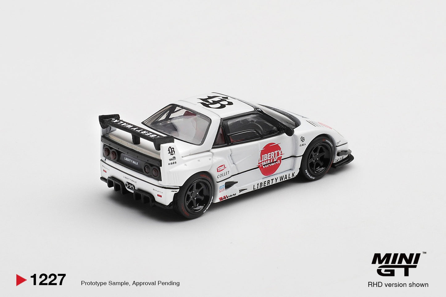 * PRE ORDER * MINI GT #1227 1/64 Mazda AZ-1 Liberty Walk LB40 LB-Hinomaru (RHD)