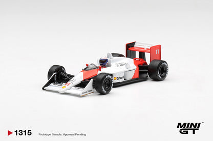 * PRE ORDER * MINI GT #1315 1/64 McLaren MP4/4 #11 Alain Prost 1988 Canadian Grand Prix 2nd Place