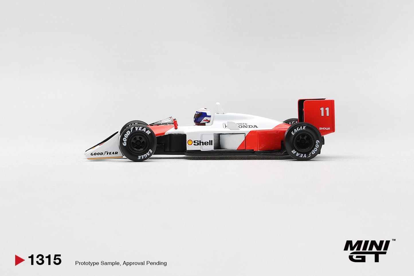 * PRE ORDER * MINI GT #1315 1/64 McLaren MP4/4 #11 Alain Prost 1988 Canadian Grand Prix 2nd Place