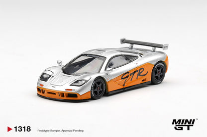 * PRE ORDER * MINI GT #1318 1/64 McLaren F1 GTR 1995 Presentation (LHD)