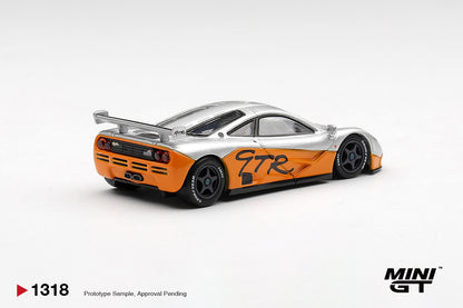 * PRE ORDER * MINI GT #1318 1/64 McLaren F1 GTR 1995 Presentation (LHD)