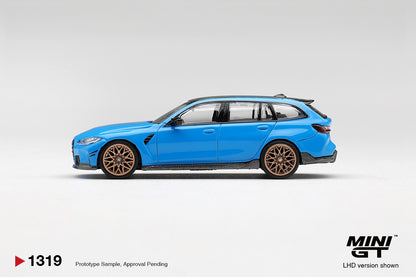 * PRE ORDER * MINI GT #1319 1/64 BMW M3 M Performance Touring Riviera Blue (RHD)