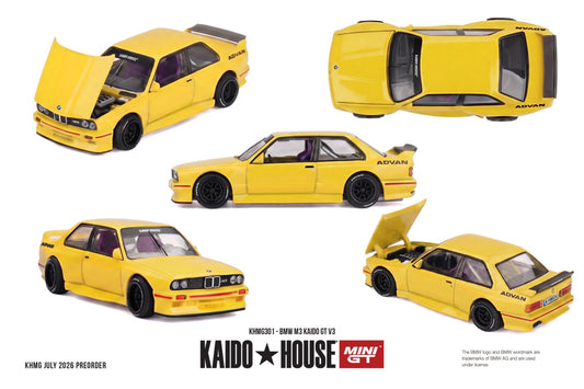* PRE ORDER * [ Kaido House x MINI GT ] 1/64 BMW M3 Kaido GT V3 KHMG301