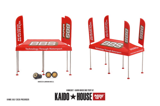* PRE ORDER * [ Kaido House x MINI GT ] 1/64 Kaido House BBS Tent V2 KHMG307