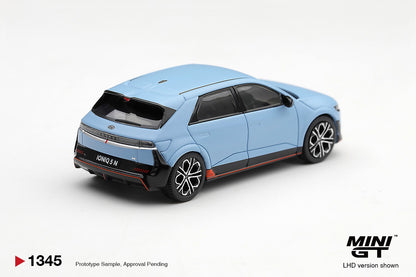 * PRE ORDER * MINI GT #1345 1/64 Hyundai Ioniq 5 N Performance Blue Matt (LHD)