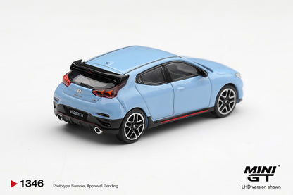 * PRE ORDER * MINI GT #1346 1/64 Hyundai Veloster N Performance Blue (LHD)