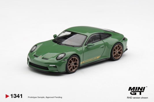 * PRE ORDER * MINI GT #1341 1/64 Porsche 911 (992) GT3 Touring Auratium Green (RHD)