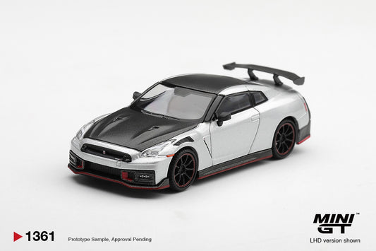 * PRE ORDER * MINI GT #1361 1/64 Nissan GT-R NISMO 2024 Silver (RHD)